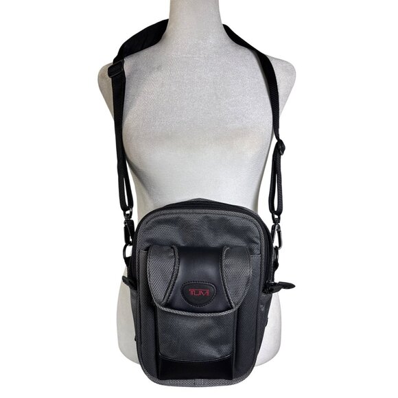 TUMI T2 Bag Crossbody Steel Green Charlton Organizer Tote 580G Functional Travel - Picture 1 of 11